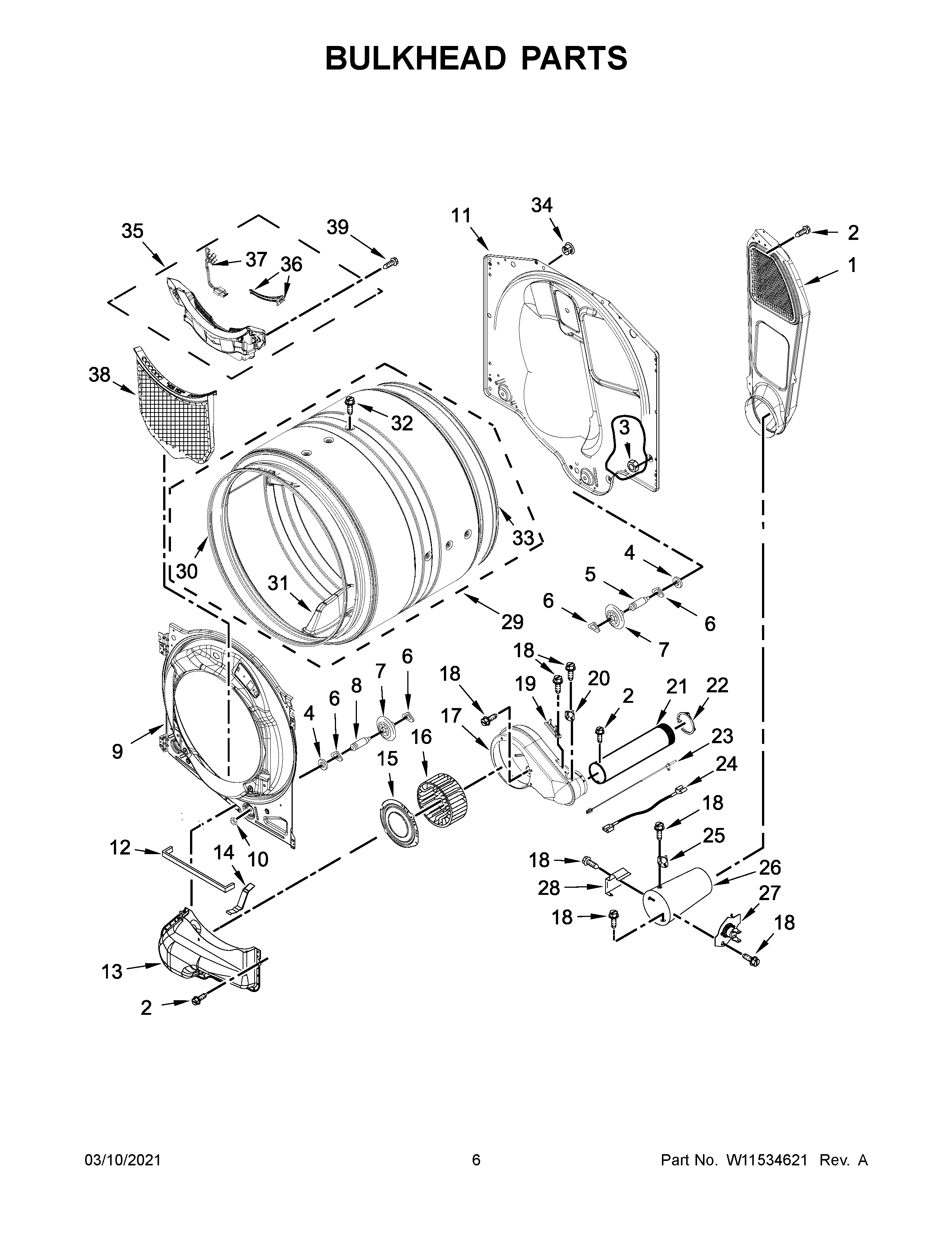 Bulkhead parts