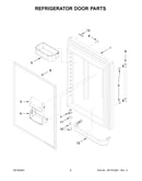Refrigerator door parts