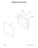 Freezer door parts