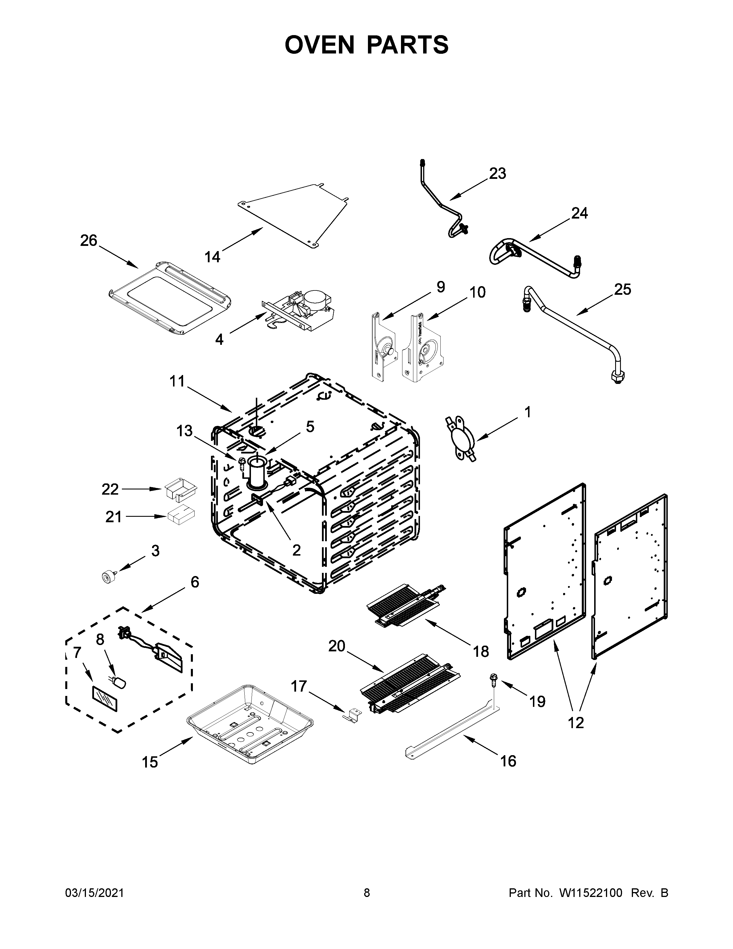 Oven parts