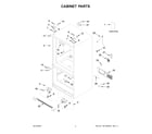 Whirlpool WRF532SMHW02 cabinet parts diagram