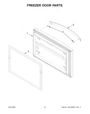 Freezer door parts