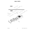 Maytag MRT118FFFM05 shelf parts diagram