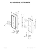 Refrigerator door parts