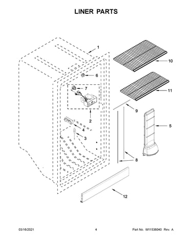 Liner parts