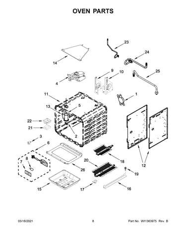 Oven parts