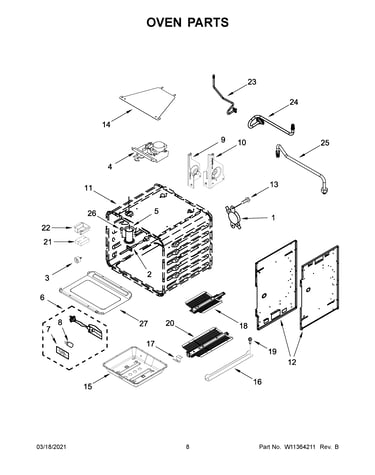 Oven parts