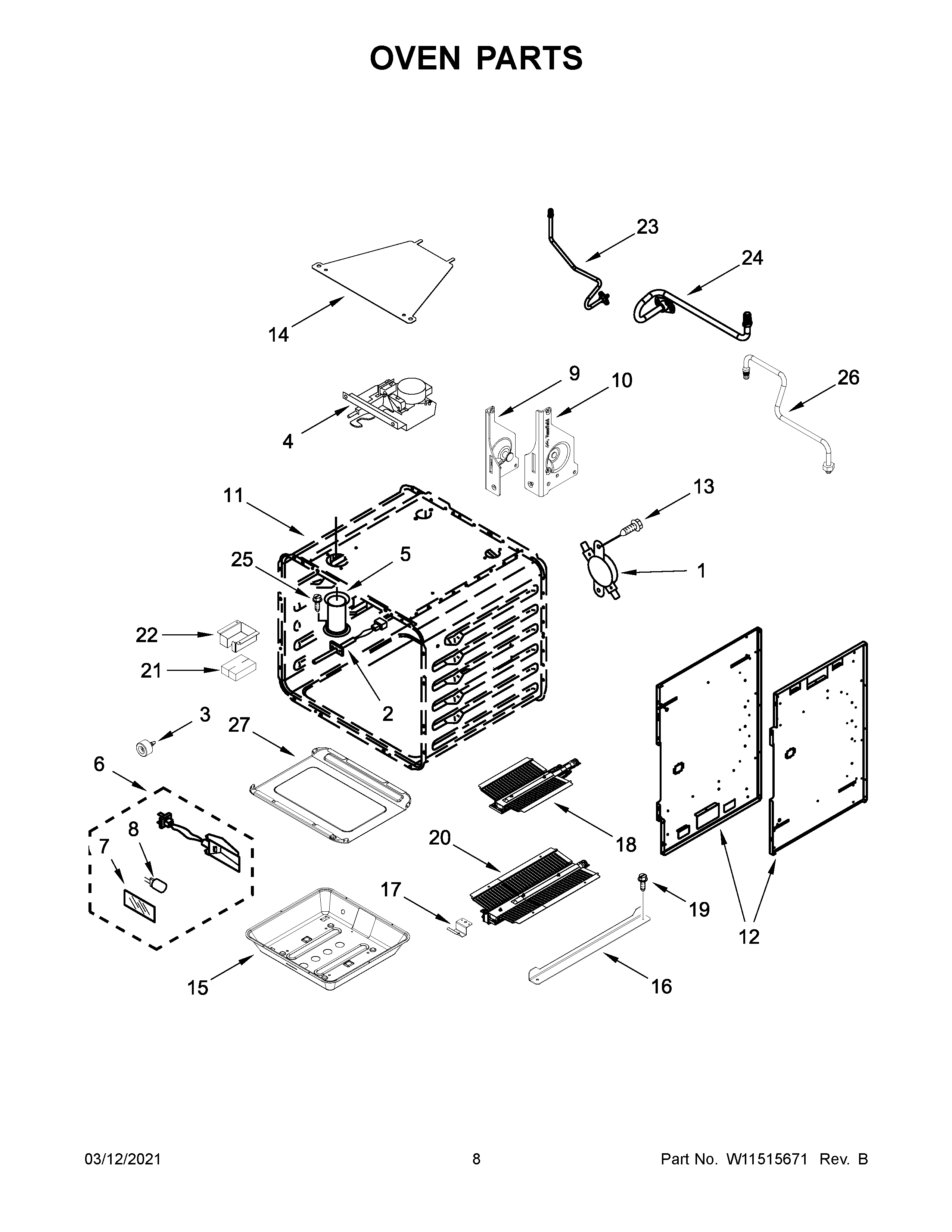 OVEN PARTS