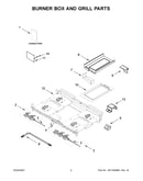 Burner box and grill parts
