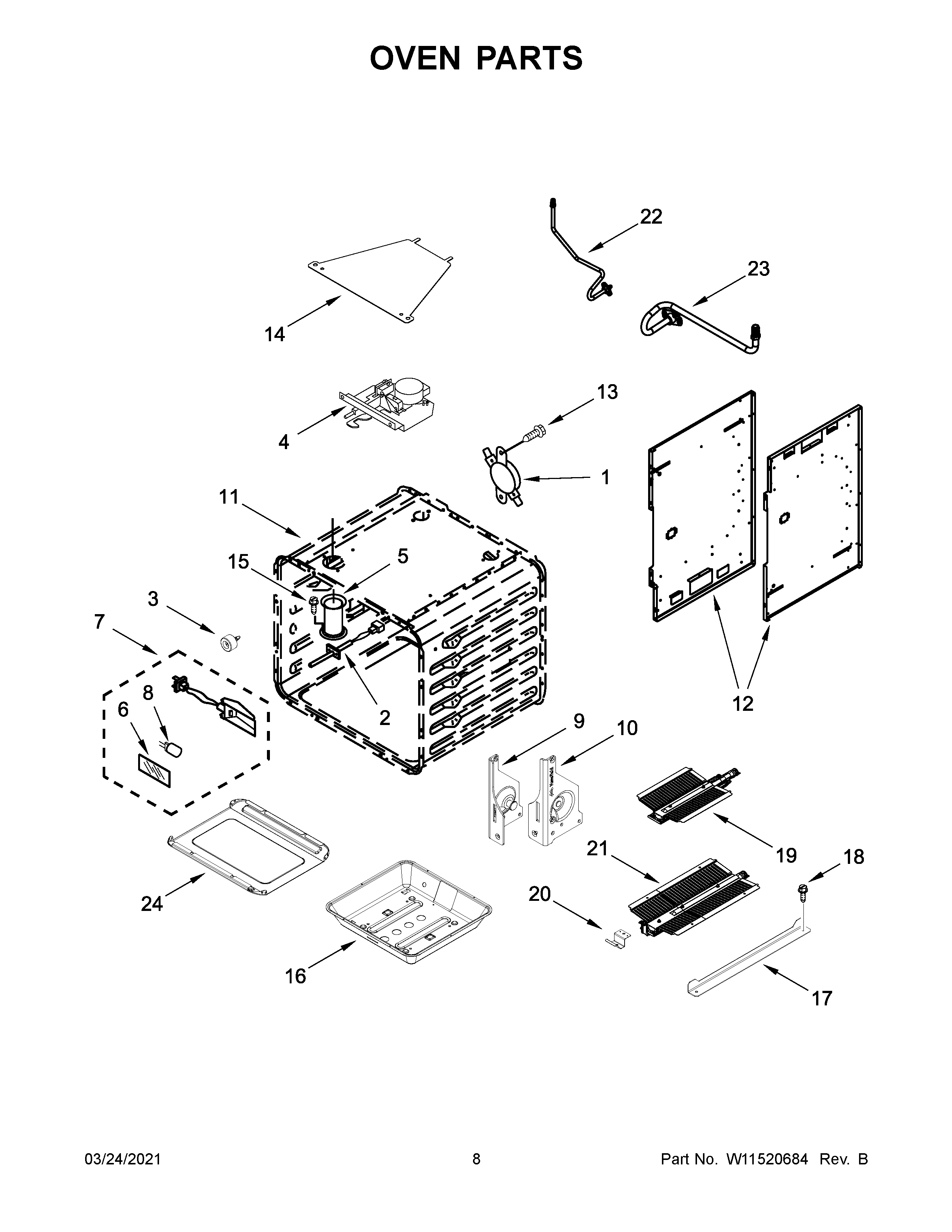 Oven parts