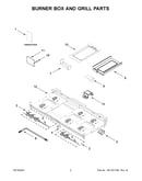 Burner box and grill parts