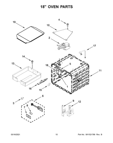 18" oven parts