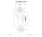 KitchenAid 5KSB4027EPA0 jar assembly parts diagram