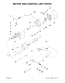 Motor and control unit parts