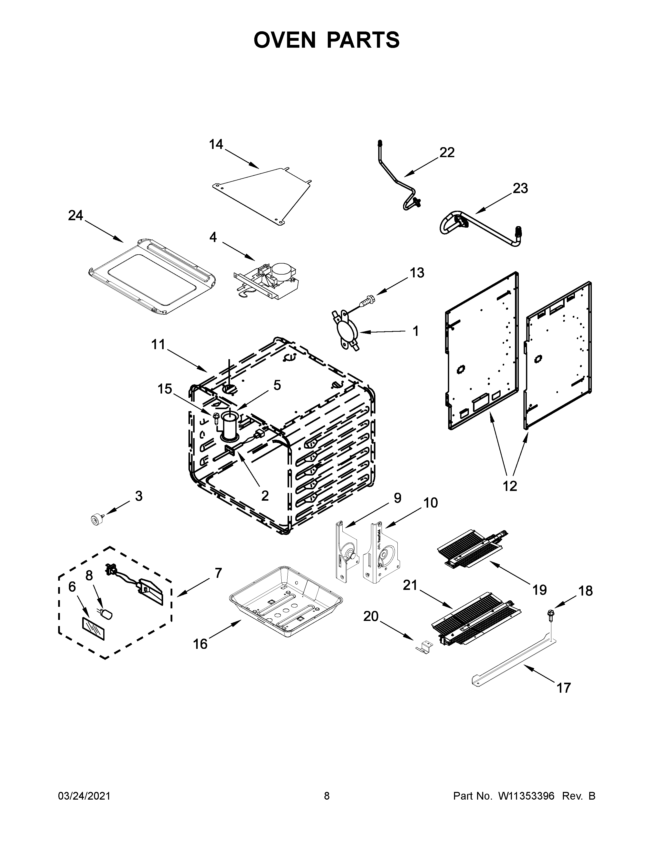 Oven parts