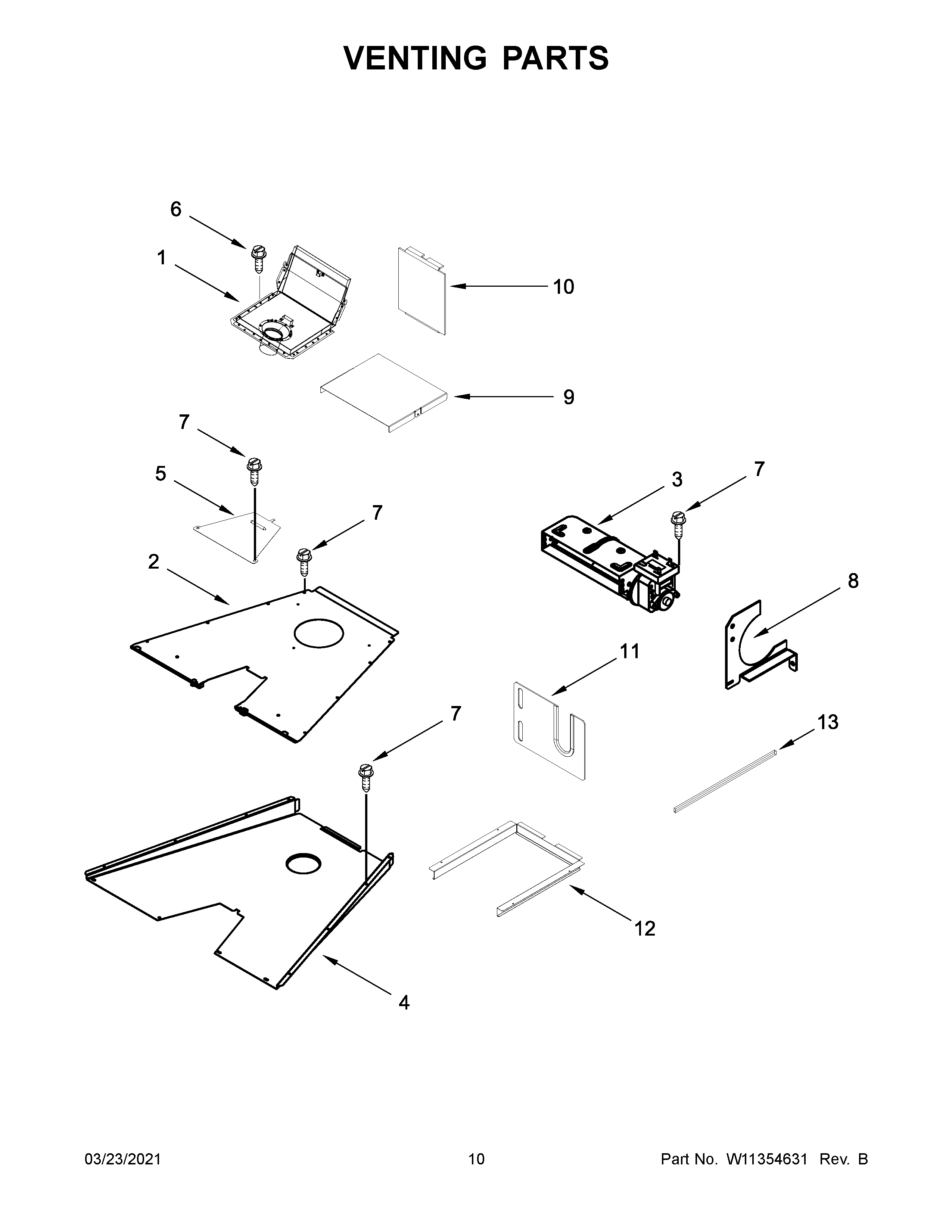 Venting parts