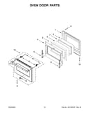 Oven door parts