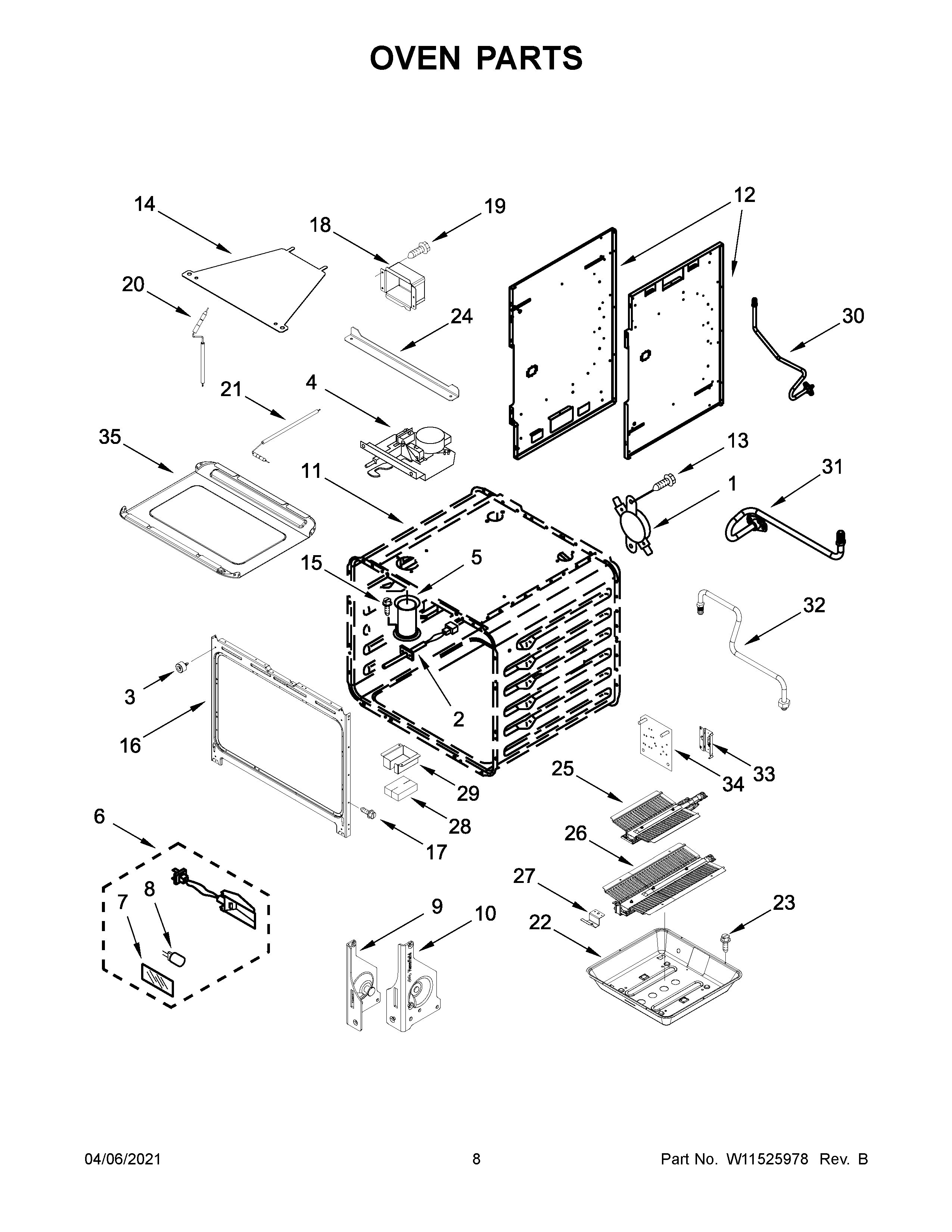 Oven parts