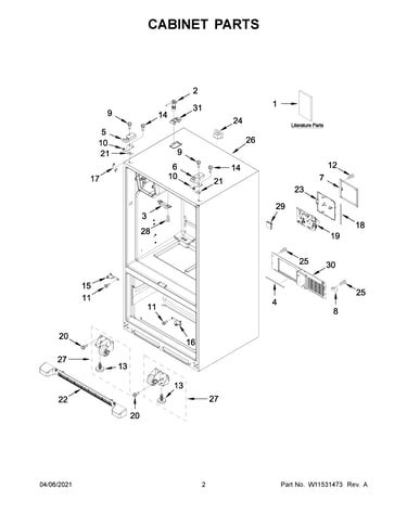 Cabinet parts