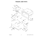 Maytag MFI2570FEB04 freezer liner parts diagram