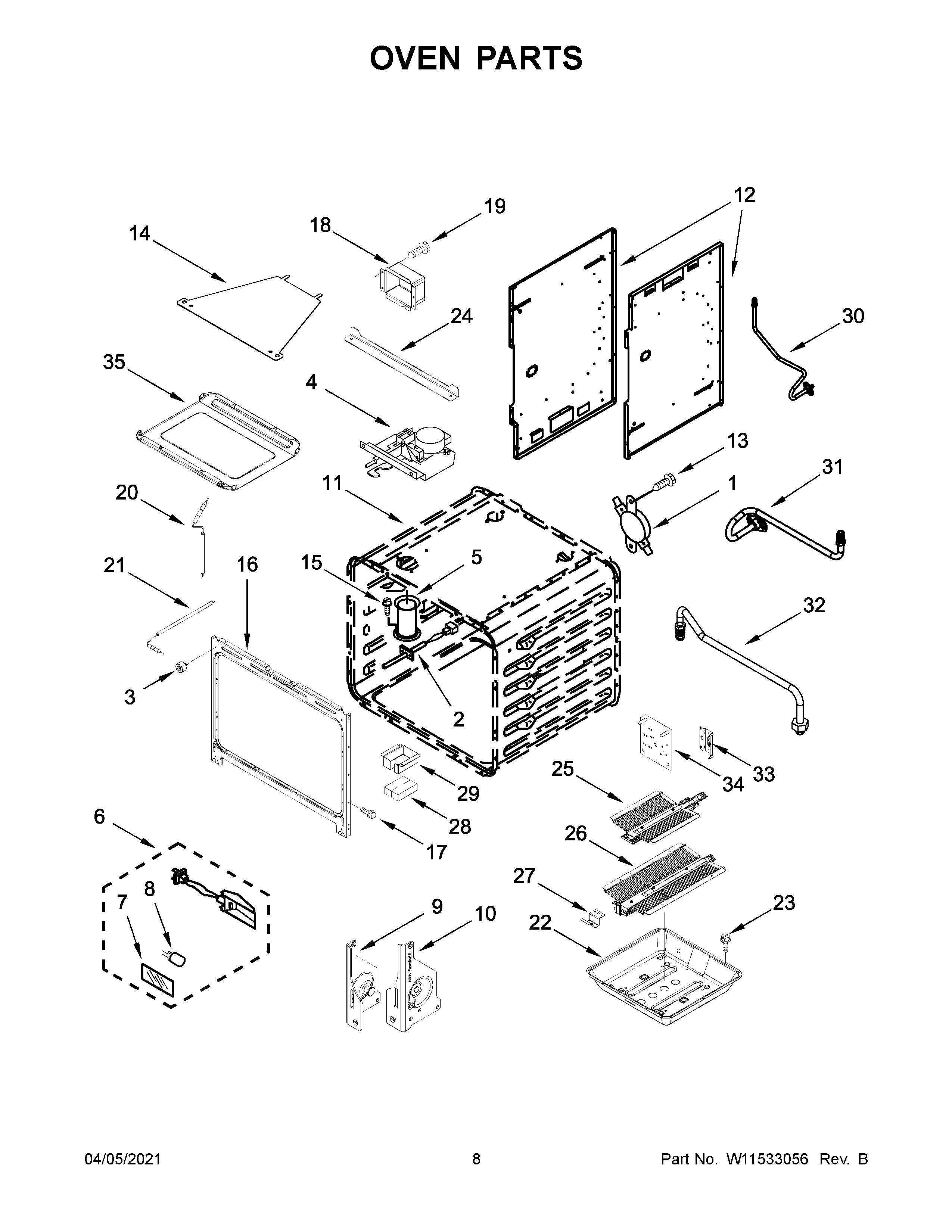 Oven parts