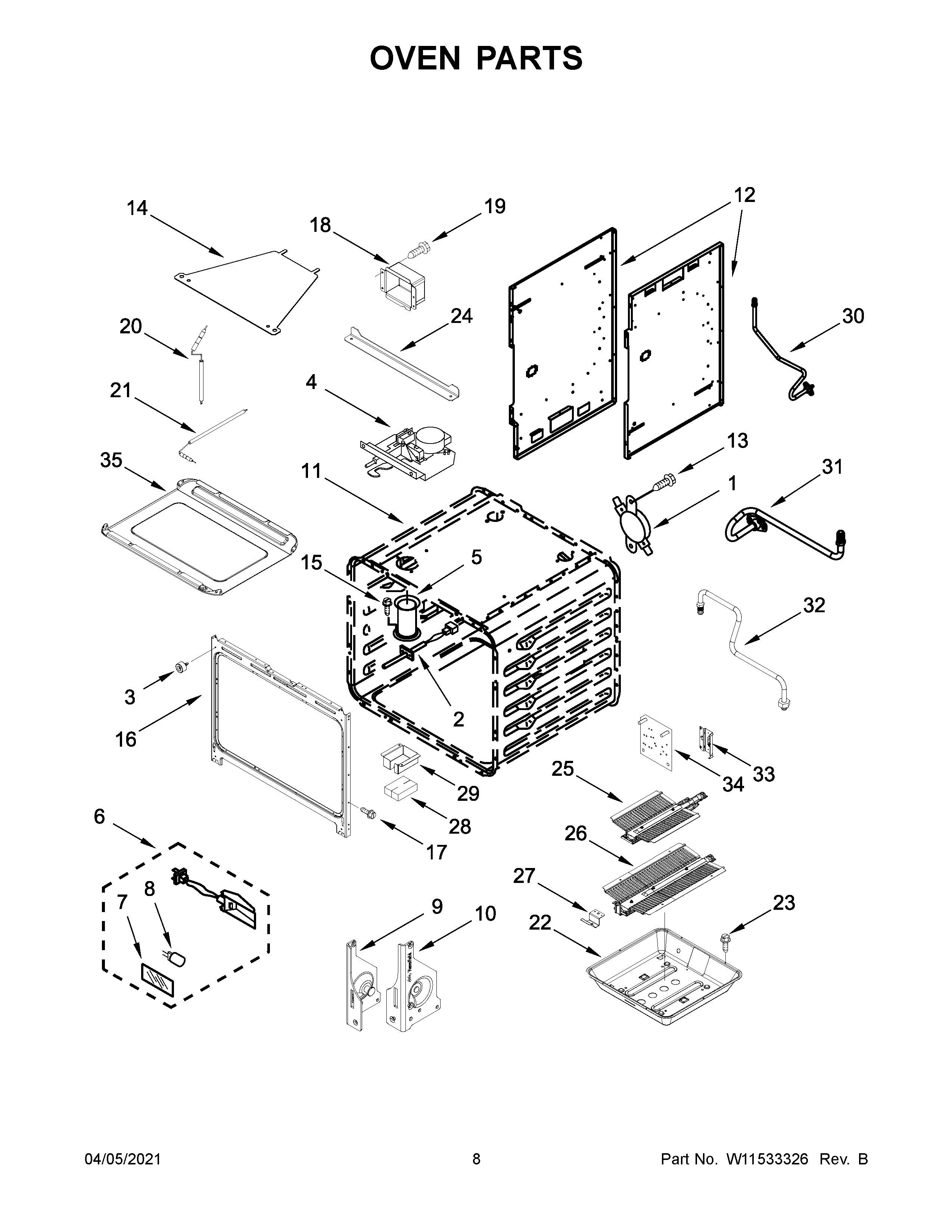 Oven parts