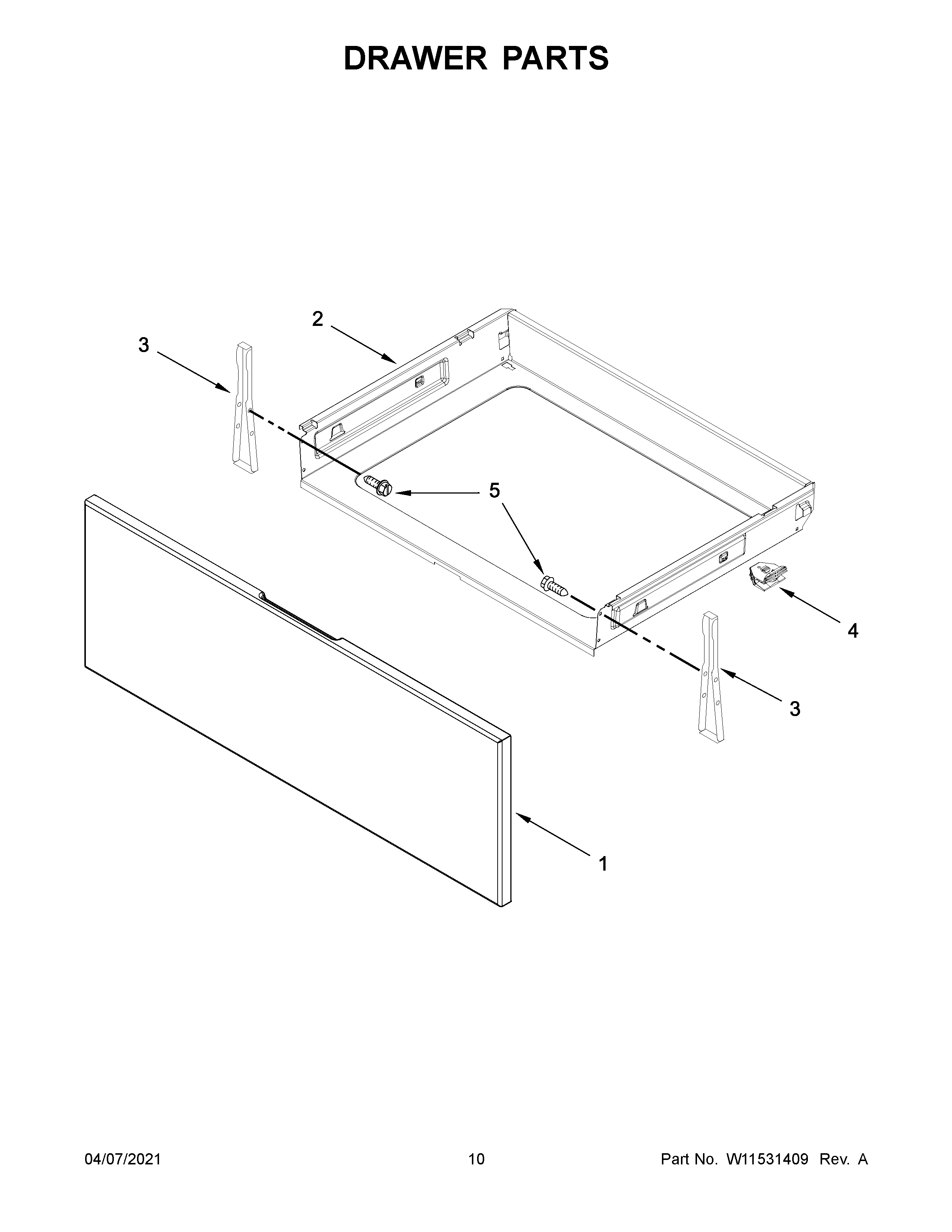 Drawer parts