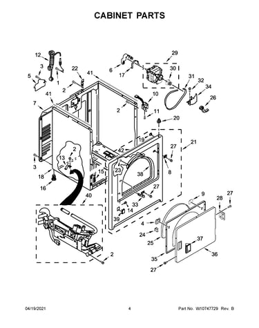 Cabinet parts