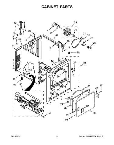 Cabinet parts