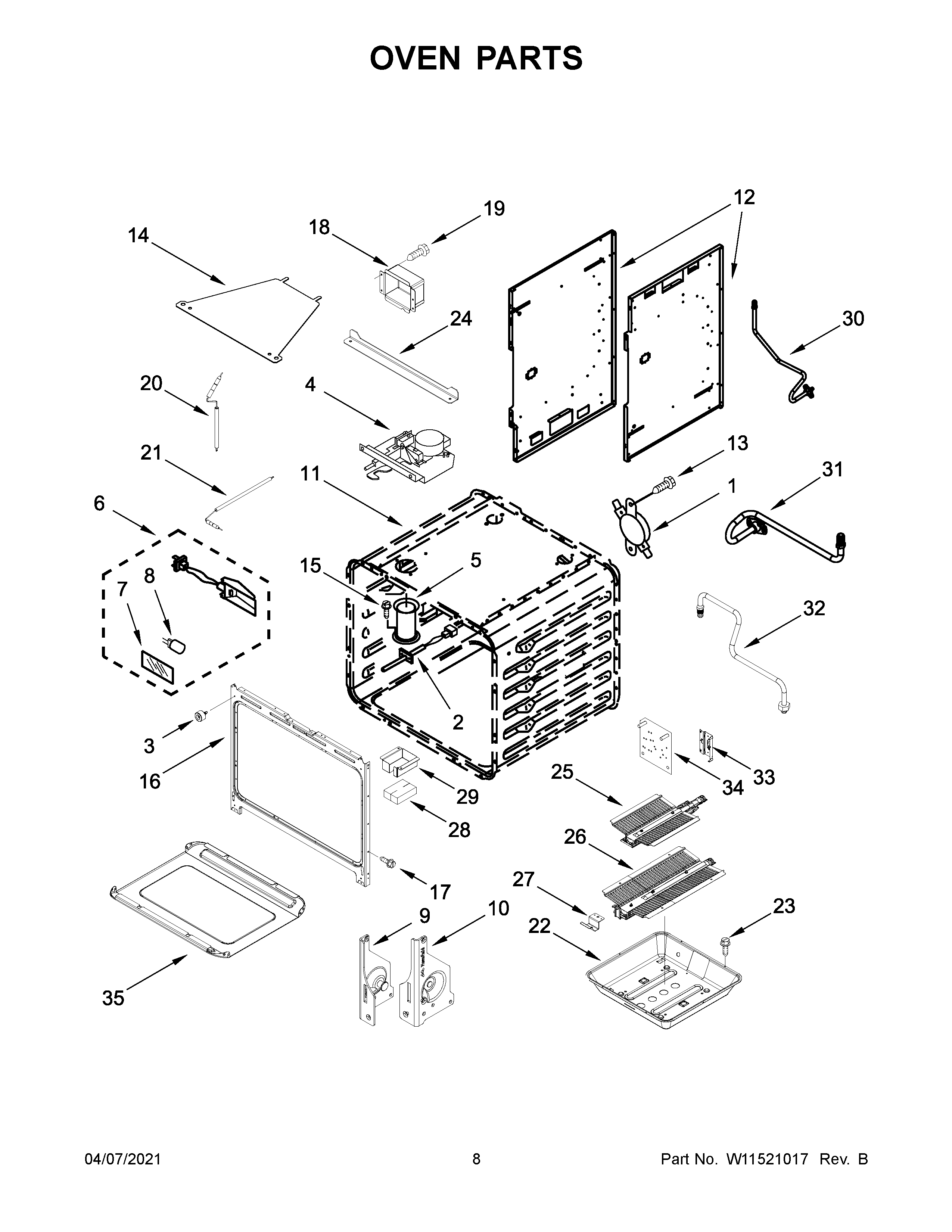 Oven parts