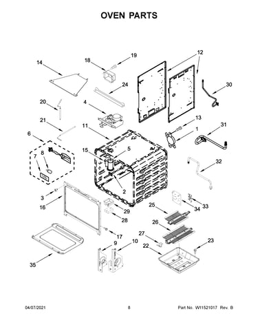 Oven parts