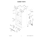 Whirlpool WRF535SWHZ06 cabinet parts diagram