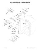 Refrigerator liner parts