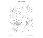 Whirlpool WRF535SWHZ06 shelf parts diagram