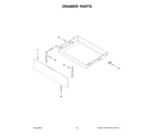 Whirlpool WFE505W0JS1 drawer parts diagram