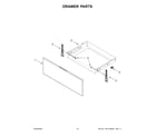 Whirlpool YWFE521S0HS2 drawer parts diagram
