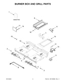 Burner box and grill parts