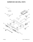 Burner box and grill parts