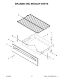 Drawer and broiler parts