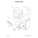 Jenn-Air JDRP430WP01 chassis parts diagram
