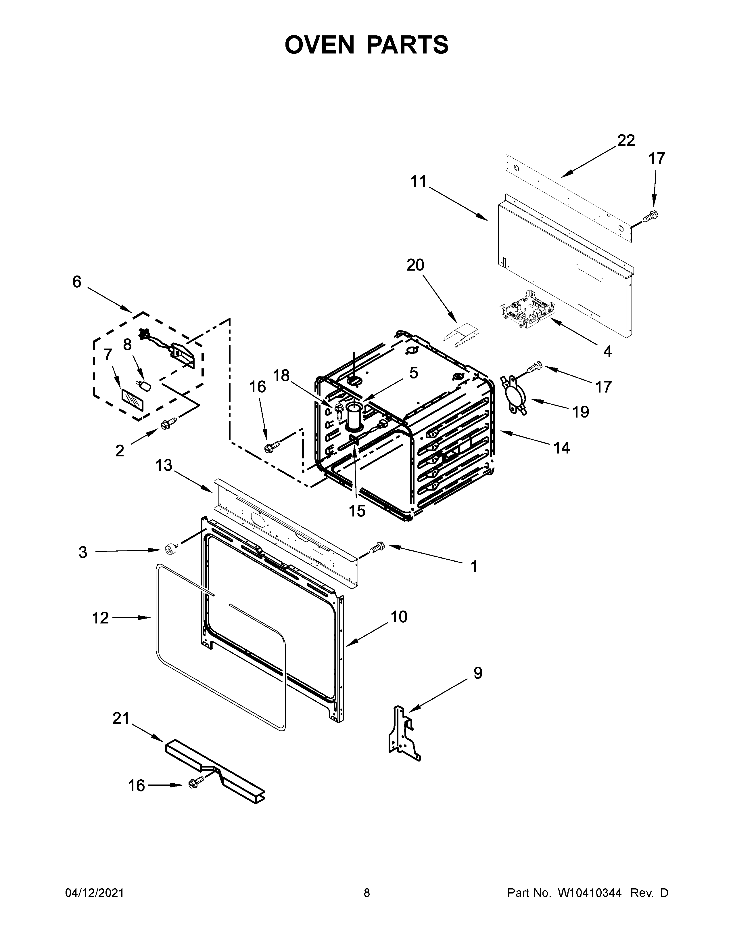 OVEN PARTS