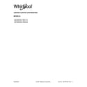 Whirlpool WDT920SADM1 cover sheet diagram