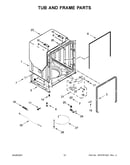Tub and frame parts