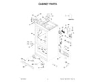Whirlpool WRX986SIHV02 cabinet parts diagram