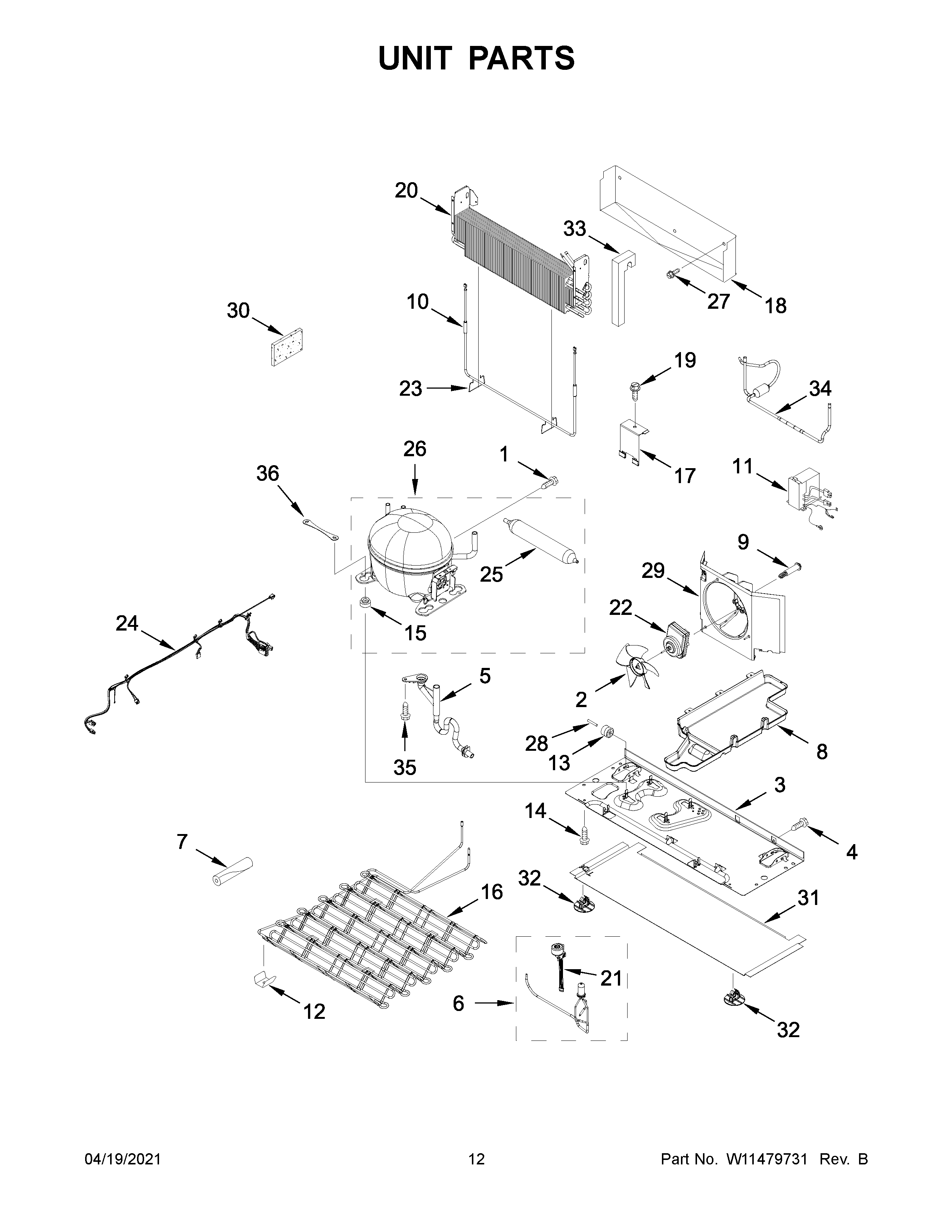 Unit parts