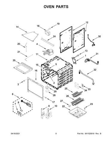 Oven parts