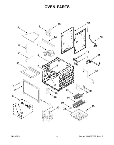 Oven parts