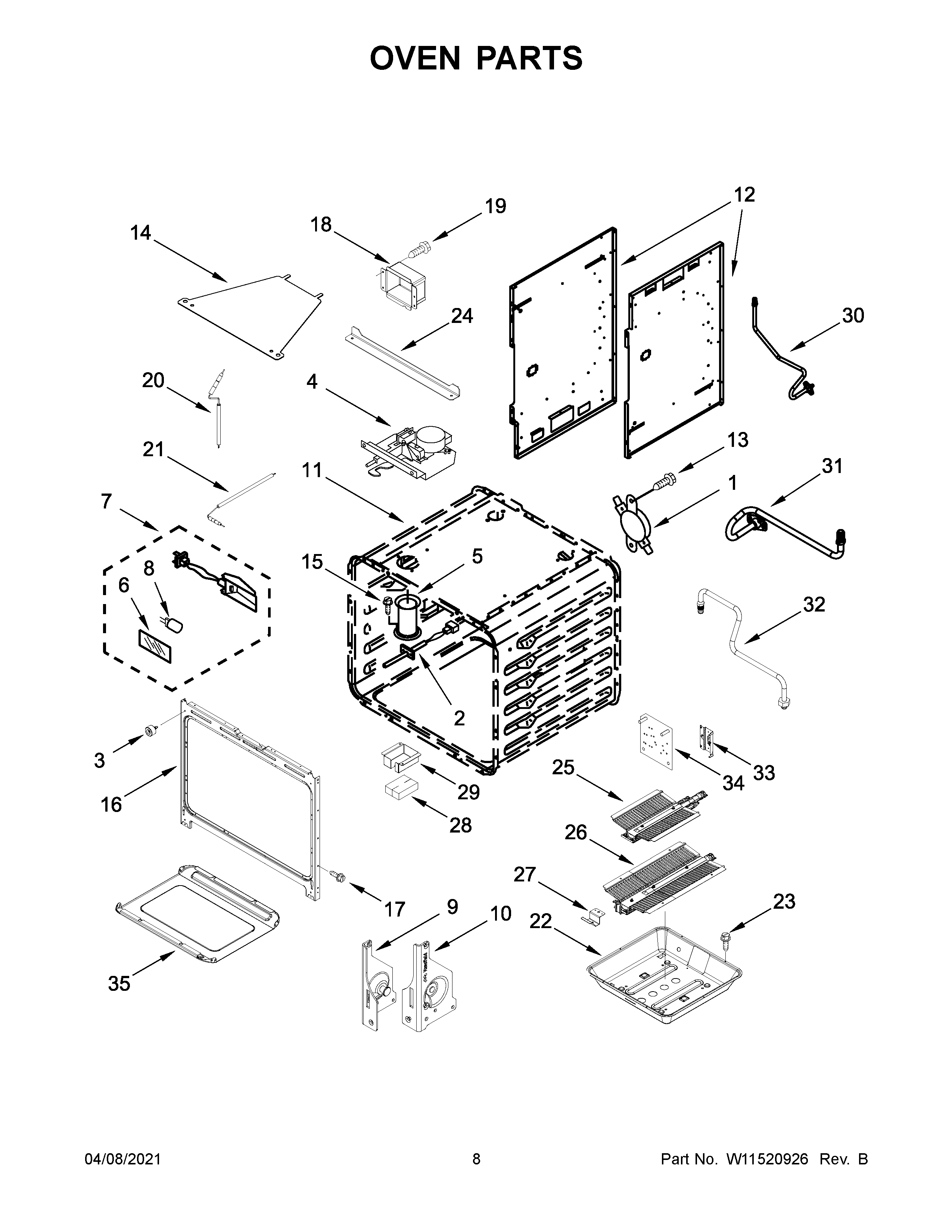 Oven parts