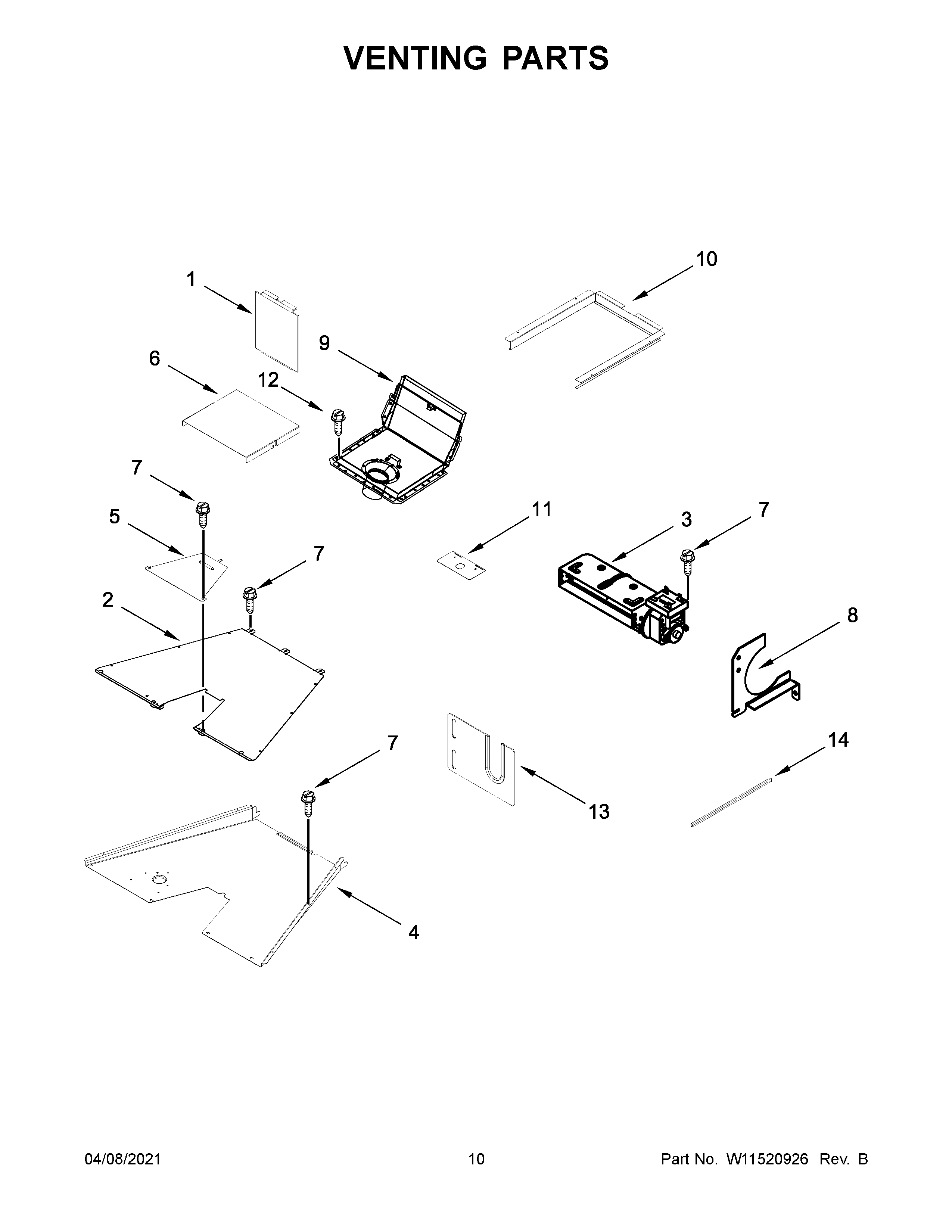 Venting parts