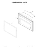 Freezer door parts